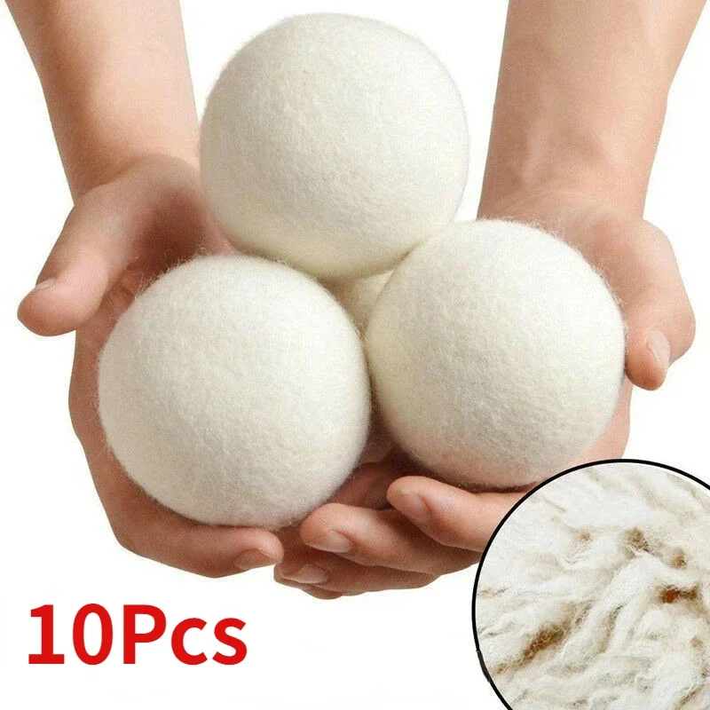 5cm Wool Dryer Balls Softener Laundry Reusable  Laundry Ball Home Washing Balls Wool Dryer Balls Washing Machine accessories