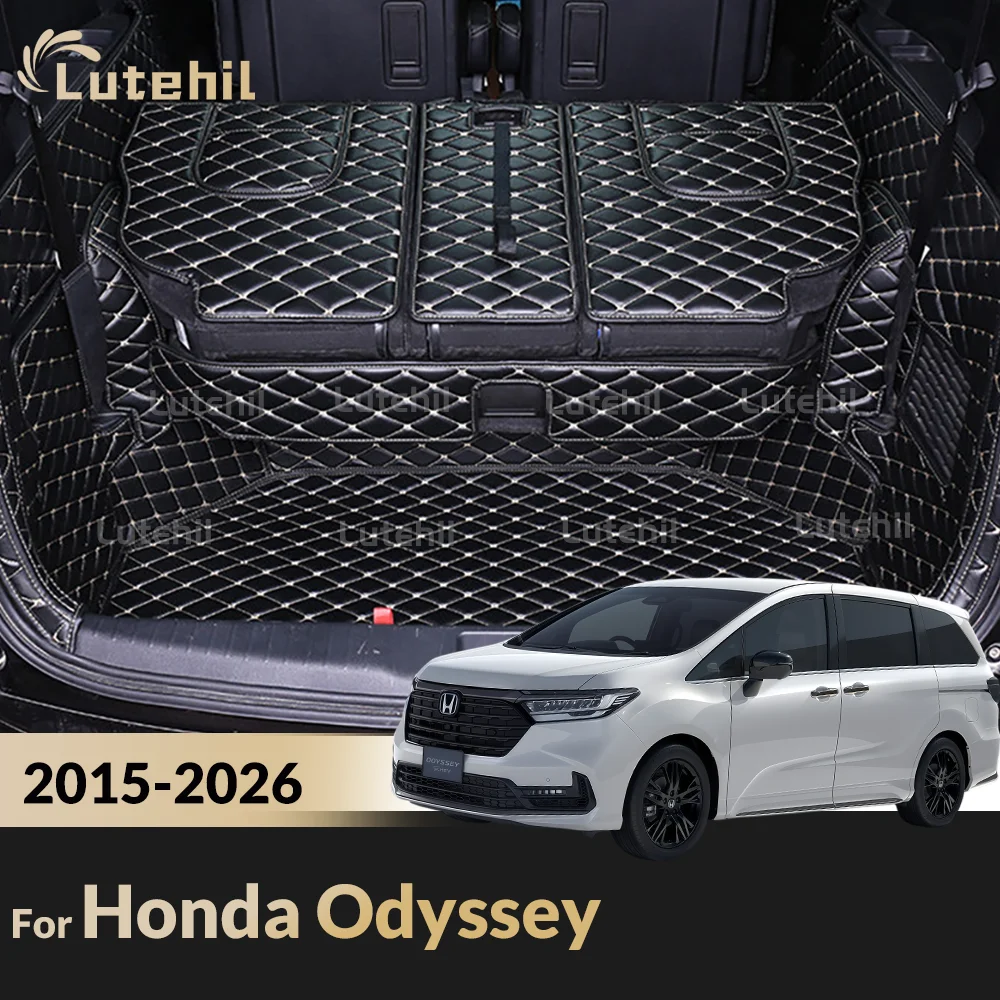 For Honda Odyssey 2015-2026 25 24 23 22 21 Custom Full Coverage Car Trunk Mat Cargo Liner All Weather Protection Accessoreis