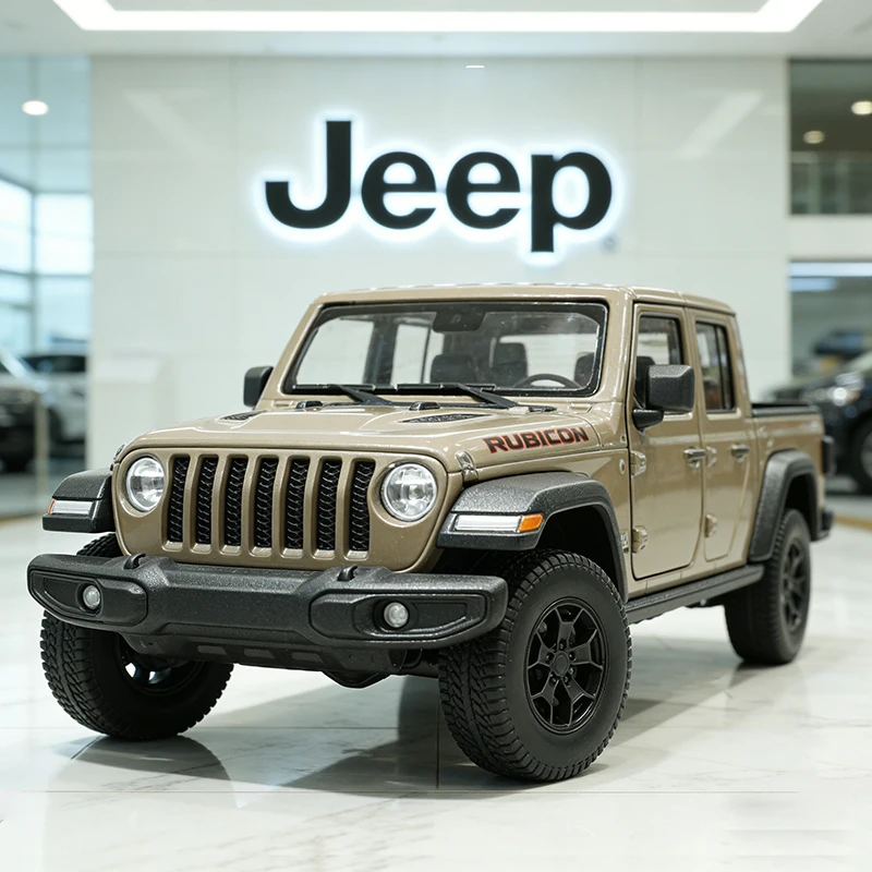 

WELLY 1:27 Jeep Gladiator 2020 Pickup Alloy Car Diecasts & Toy Vehicles Car Model Miniature Scale Model Car Toy For Children