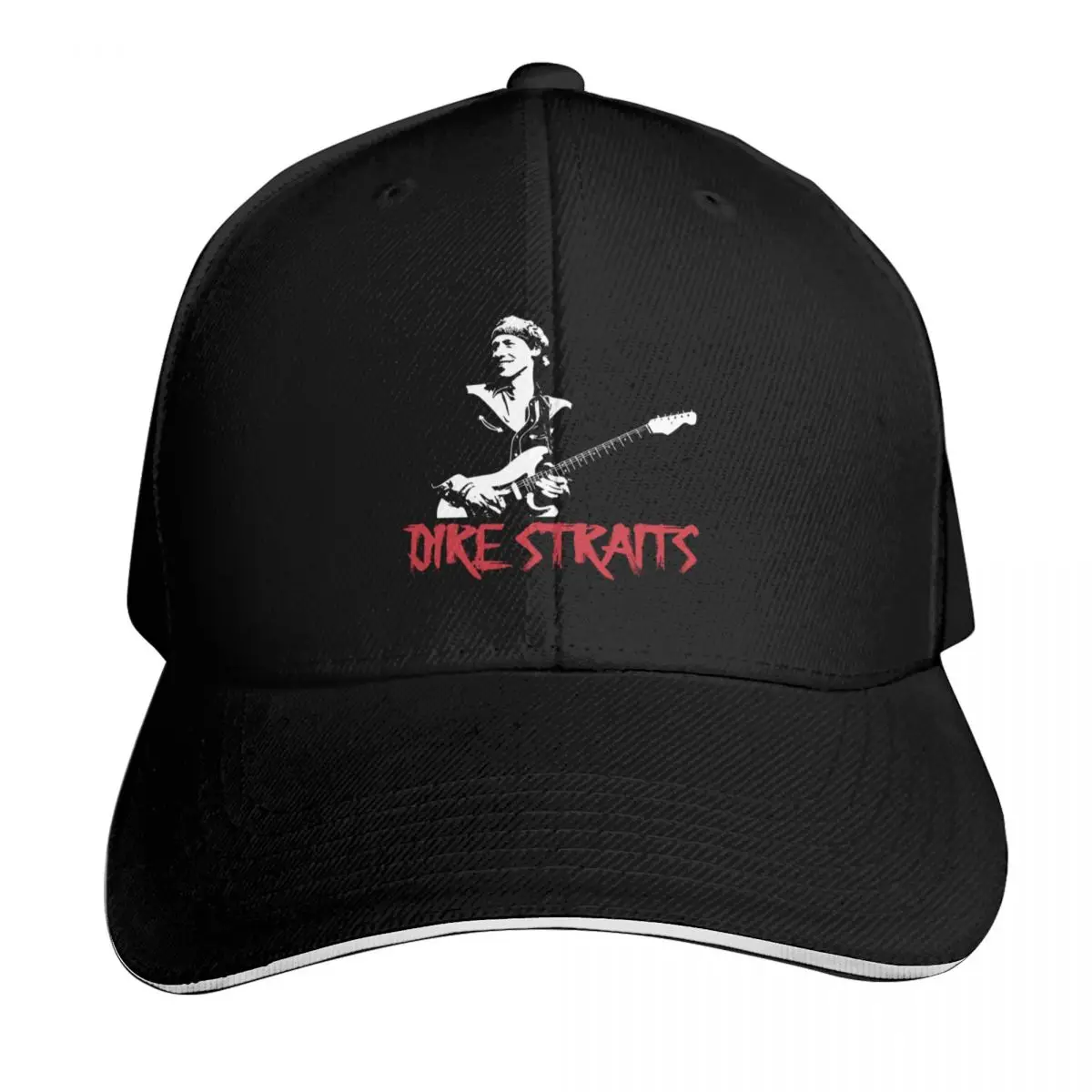 Dire Straits Rock band Baseball Cap Breathable Mesh Back Moisture Wicking Quick Dry Curved Brim Classic Fit