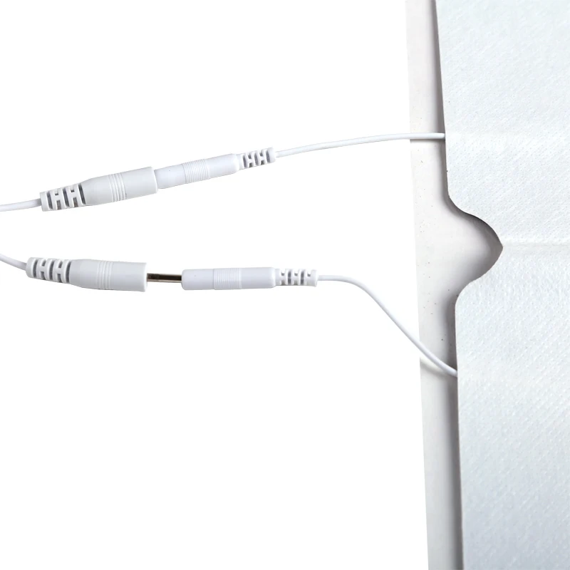 Elektroda Gel Silikon Stimulator Otot Saraf EMS, Plester Non-Woven Perekat Sendiri, Akupunktur Fisioterapi TENS