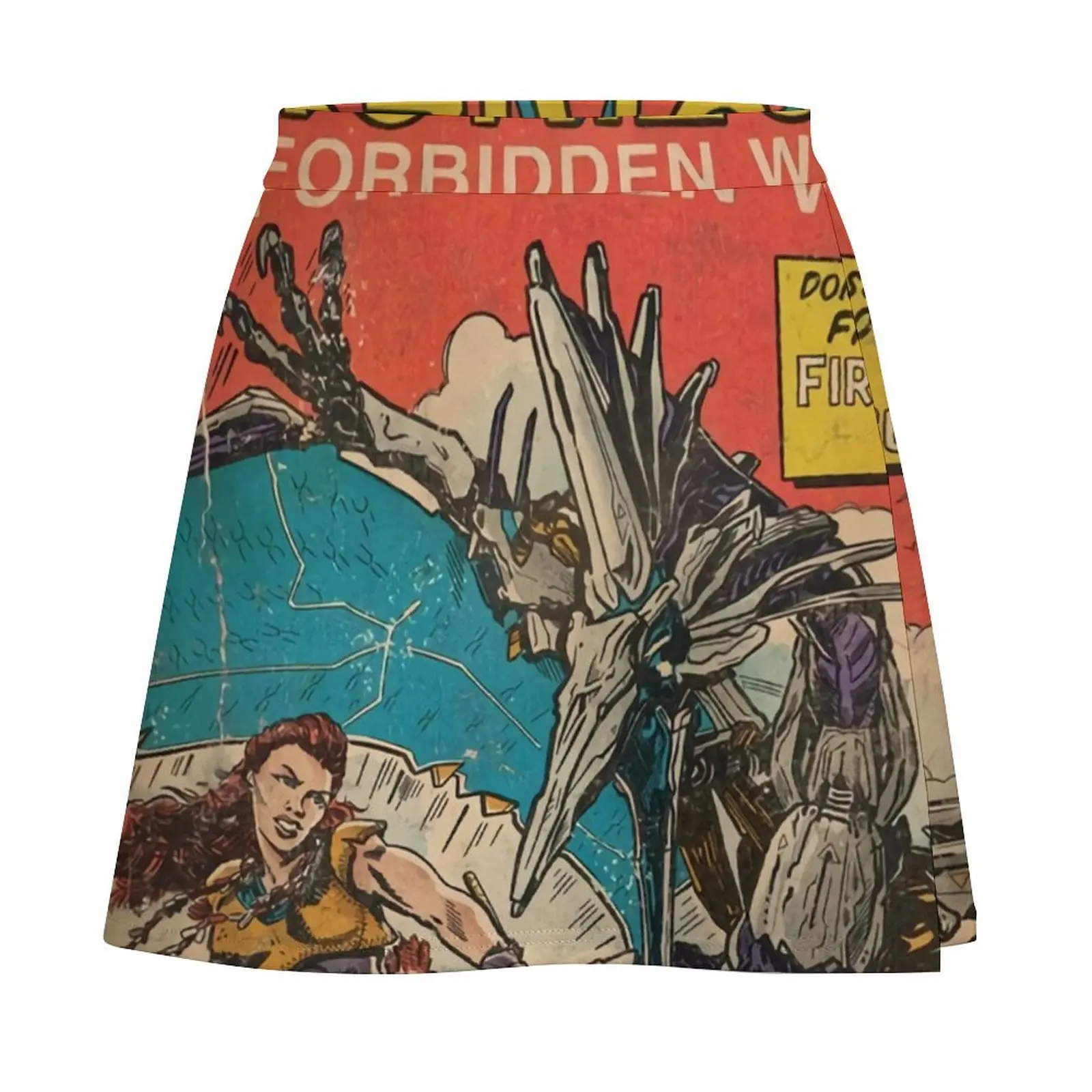 Horizon Forbidden West - Comic Cover Fan Art Mini Skirt skirt women outfit korean style sexy skirt women clothes