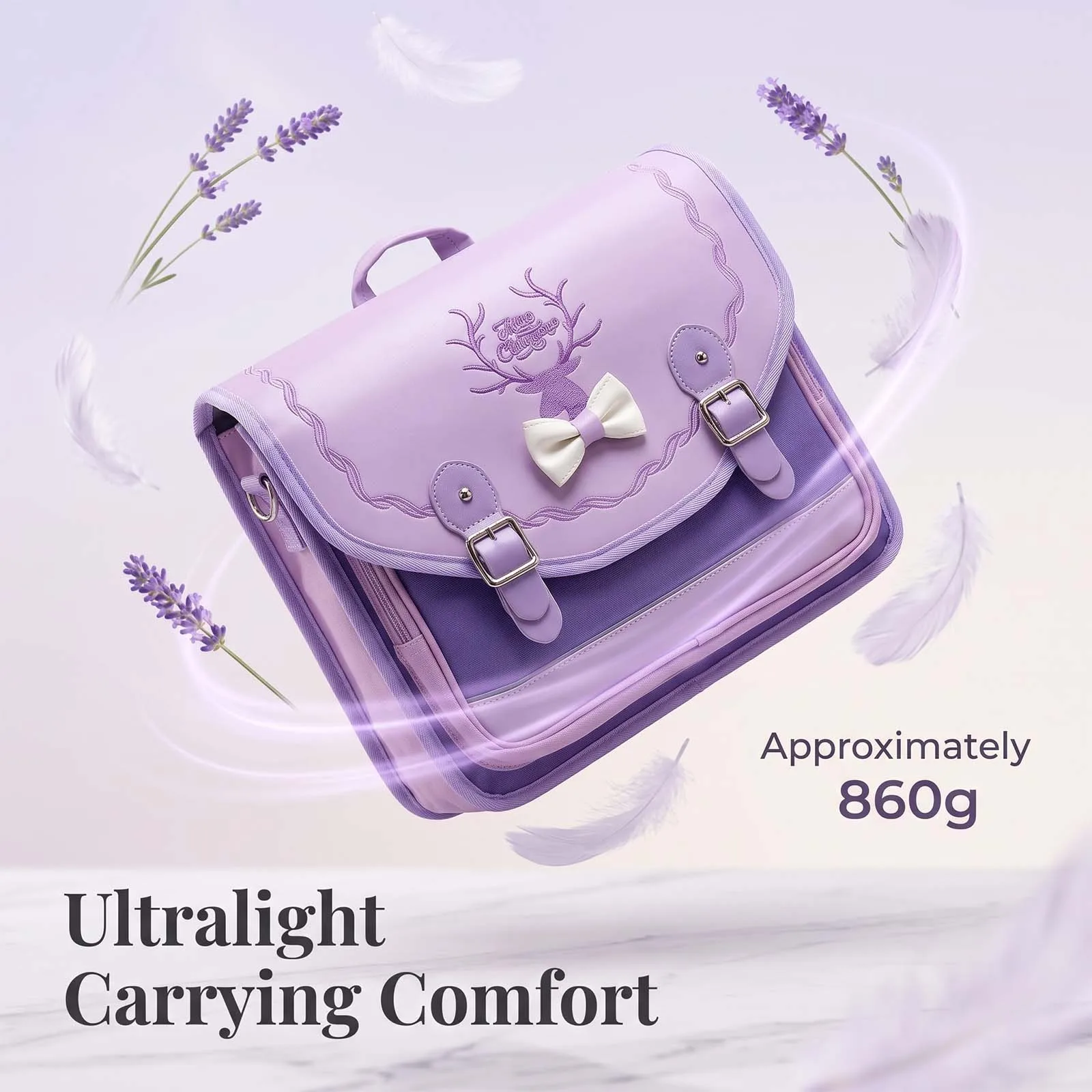Horizontal Spine-Protecting Backpack for Kids,School Bag for Girls & Boys Kindergarten Preschool,Ergonomic Children Bookbag