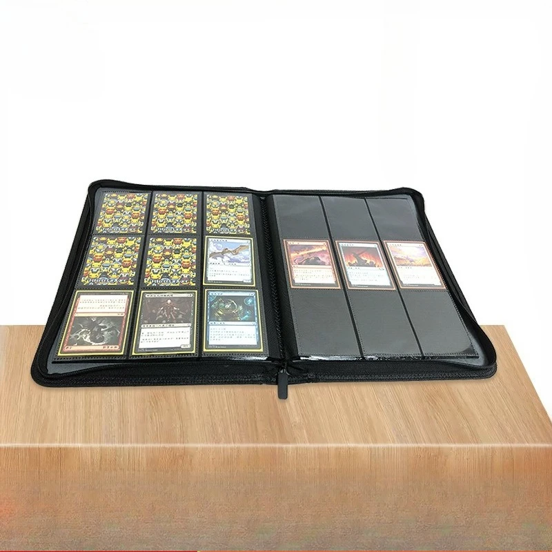 1PC 360 Pockets Trading Card Binder 9-Pocket Ringless Side-Loading Album for TCG MTG Lorcana Sports Standard-Size Cards