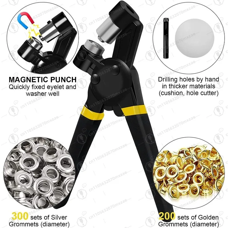 

Хит продаж: портативный и удобный ручной инструмент для пробивки отверстий (пневматические клещи) для одежды, сумок, кожаной обуви и головных уборов, набор клещей для пробивки отверстий.