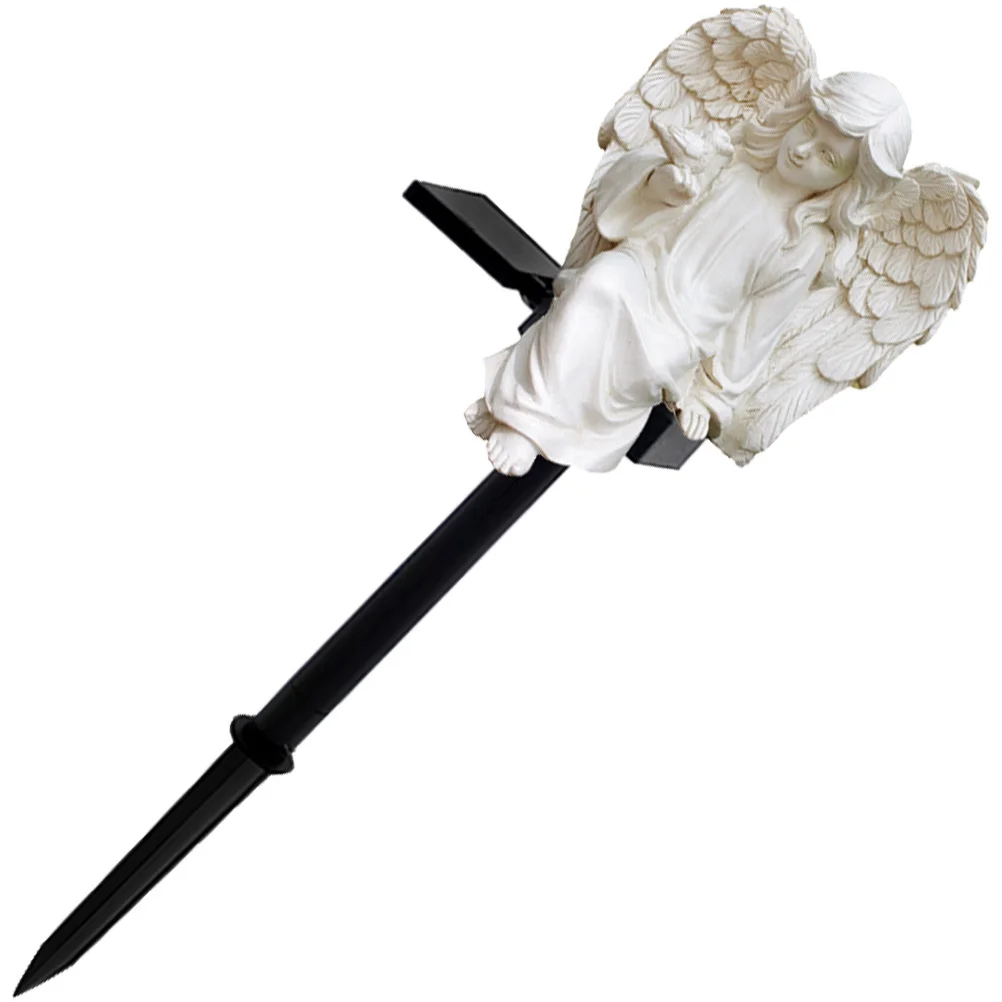 

Decorative Solar Light Stake Garden Fairy Statue Solar Angel Lamp for Lawn Patio Yard Garden Pathway Lawn Angel Lamps