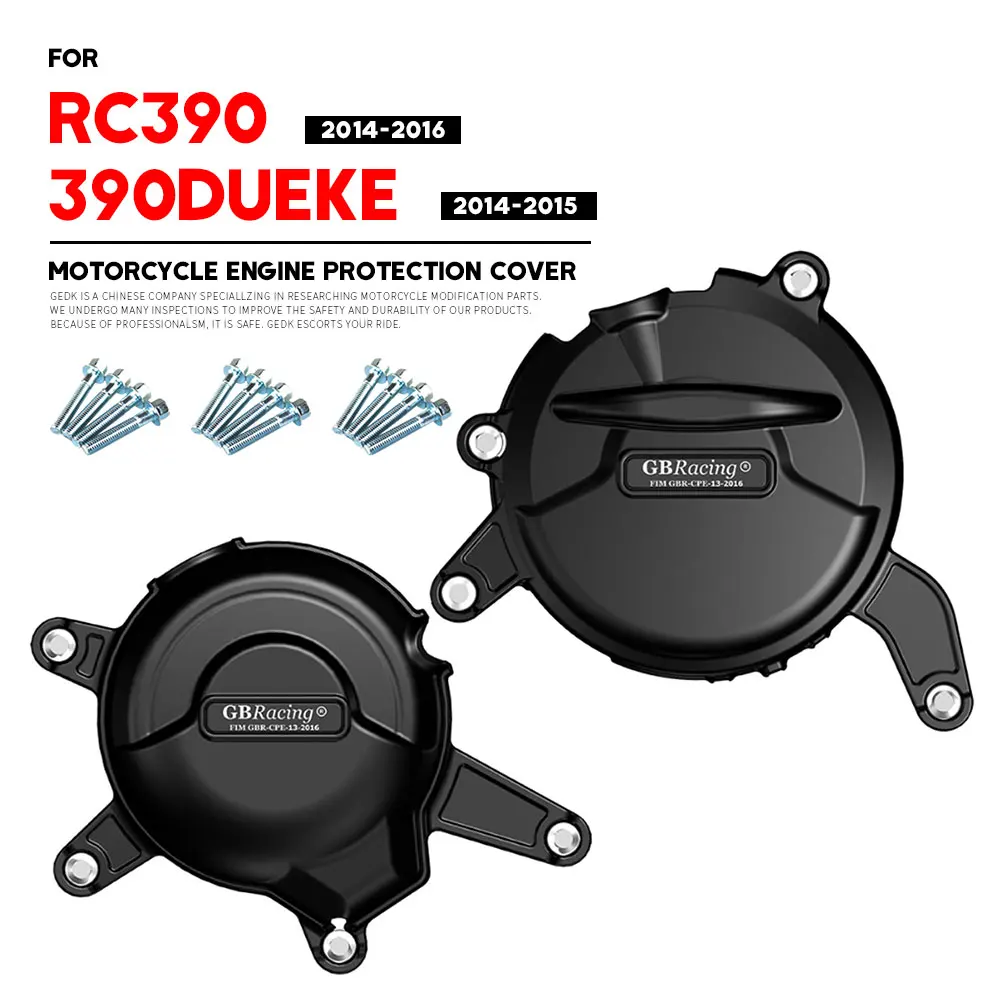 GB Racing Engine Protect Cover For RC390 390DUKE 2014-2016 Motorcycle Alternator Clutch Protection Cover Accessories