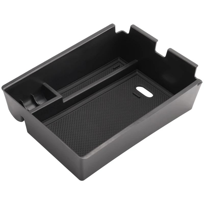 Newfor Kia Sportage 2022 Centre Console Armrest Organiser Storage Box With Non-Slip Mat Tray Car Accessories