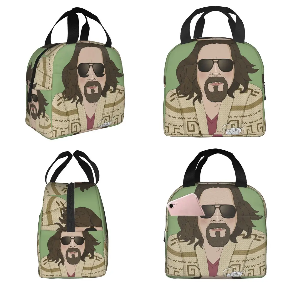 

The Dude- The Big Lebowski: Термосумка для обедов для детей, школьная термосумка-холодильник, герметичный контейнер для еды, сумка-тоут для ланчей