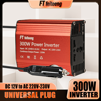 FT feiteeng 300W 12V to 220V Universal Car Power Inverter - Charge Phones, Tablets & Portable Fans Anywhere