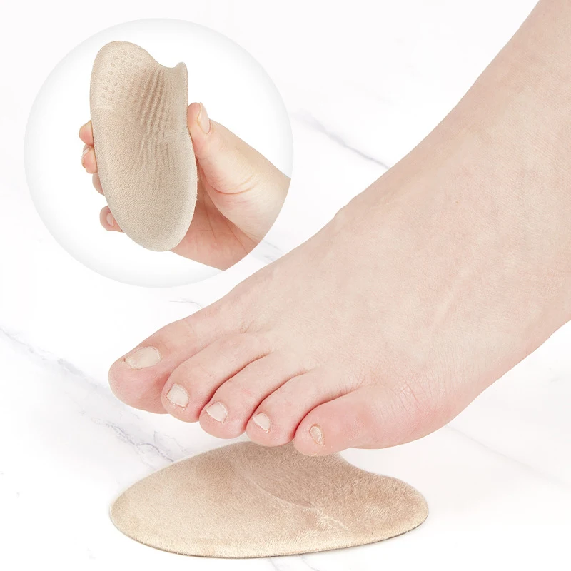 

Women Forefoot Insert Cushion Pads High Heel Insoles Anti-slip Relieve Forefoot Pain Prevent Blisters Sandals Gel Shoe Insoles