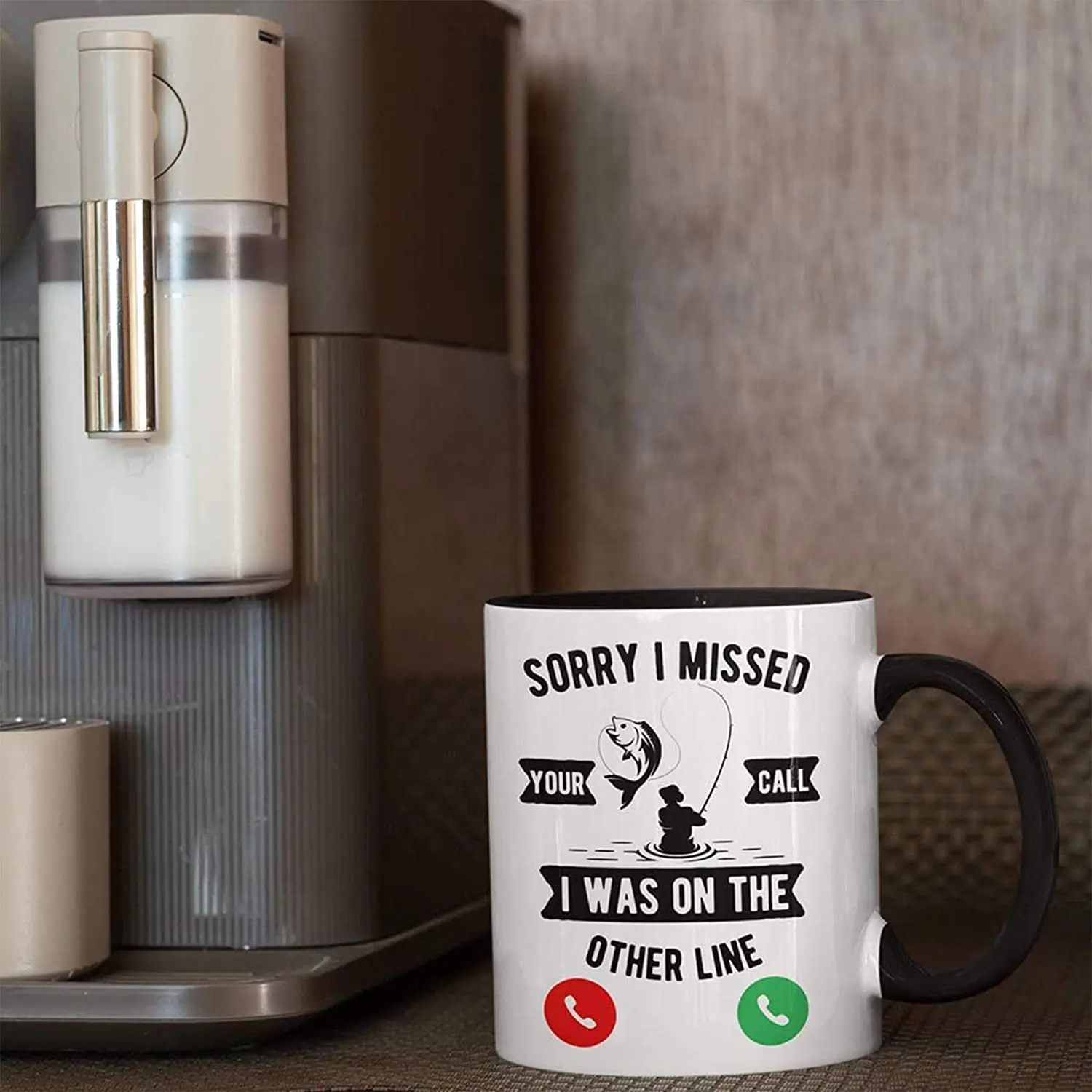 Sorry I Missed Your Call Was On the Other Line β Fishing Mug β Coffee Cup - Fishing Gifts β Fisherman - Holds up to 11oz