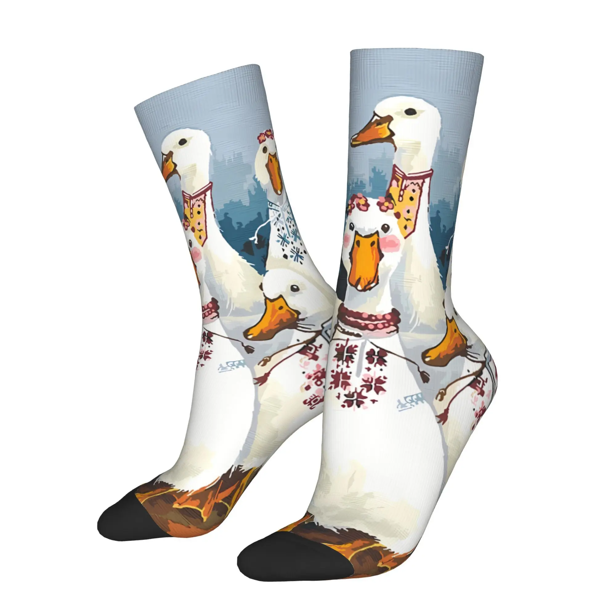 

Cute Duck Sock Printed Man Polyester Fashion