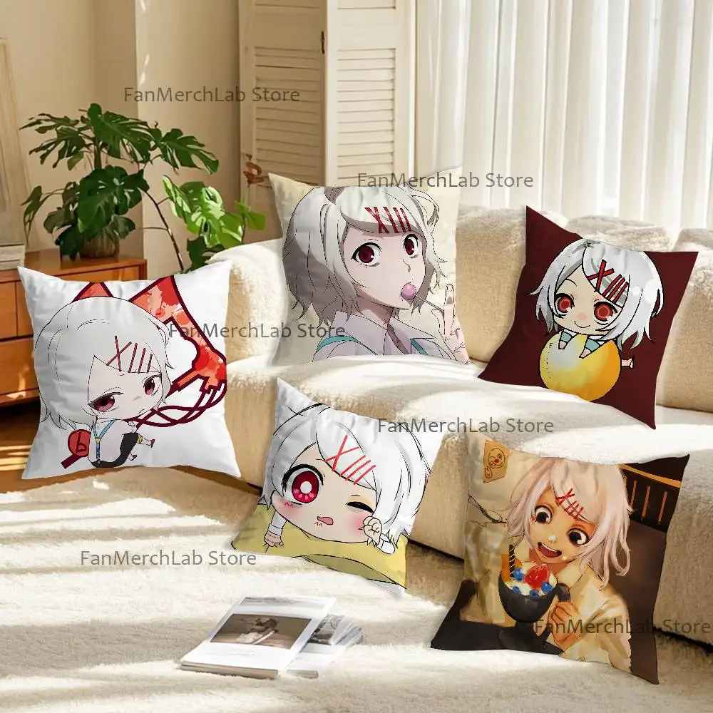

J-Juuzou Anime S-SuzuyaS Cushion For Bedroom Car Coffee Shop Room and Living Room Sofa Decorative Pillow Cover Case