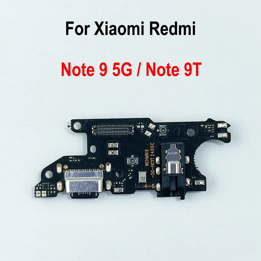 USB Charging Port Board Flex Cable Connector for Xiaomi Redmi Note 9 5G / Redmi Note 9T M2007J22G M2007J22C Charging Board