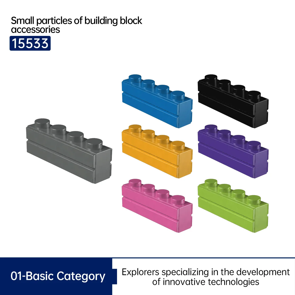 Precisie Baksteen 66 stks/partij 15533 Bakstenen Muur 1x4 Basic Blokken norm Klassieke Accessorie van MOC compatibiliteit met logo Speelgoed