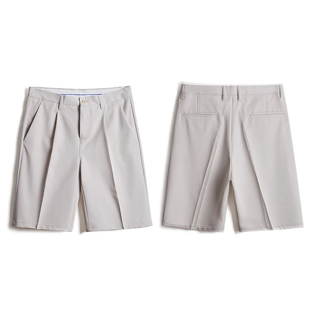 

Casual Shorts Quick Drying Casual Outfits 33 34 Trendy Shorts Solid Pattern Trendy Style Workplace Suitable All Seasons Wear