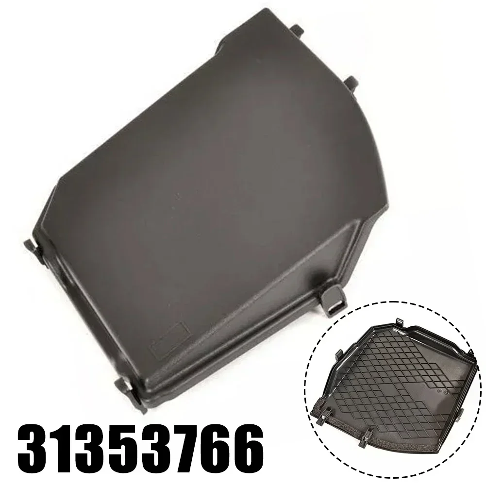 1pc Car Front Battery Box Cover Black For Volvo For S60 For XC60 For XC70 For S80 For V70 OEM Number 31353766 Accessories