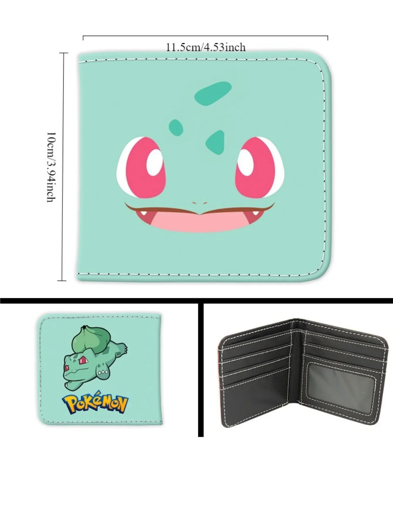 MINISO  Pok é mon Pikachu Pattern Printed Wallet, Women's and Men's Zero Wallet, Colorful Wallet