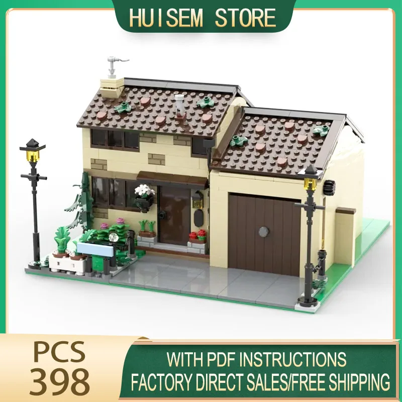 City Street View Model Moc Building Blocks Modular Privet Drive Nº4 Model Technology Brick  Assembly Construction Toy Gift