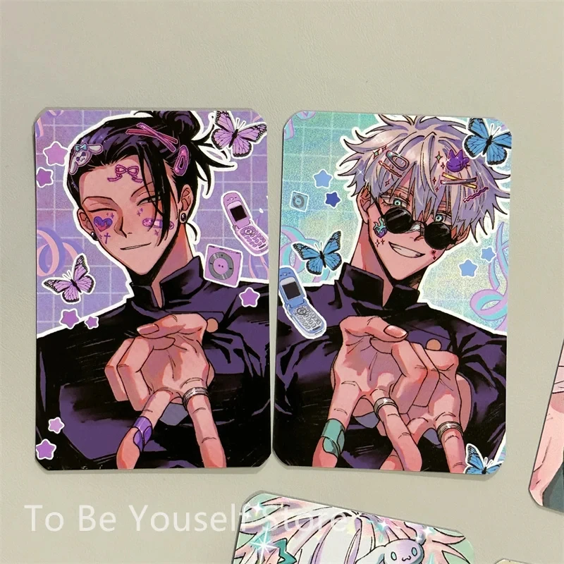 7pcs Set Homemade Jujutsu Kaisen Photo Card HD Thickened And Bright