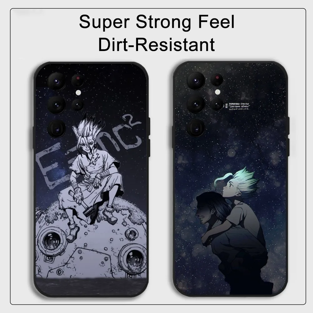 

Anime D-Dr S-Stone Phone Case for Samsung S series s20 s21 s22 s23 s24 FE Plus Ultra TPU Soft to Skin-friendly Cover