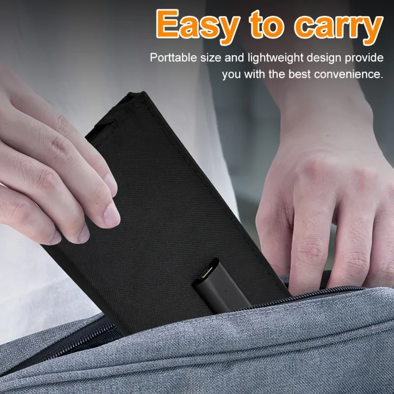 Foldable Mobile Phone and Computer Fast Charging USB 30W Waterproof Solar Panel Battery Suitable for Camping and Hiking