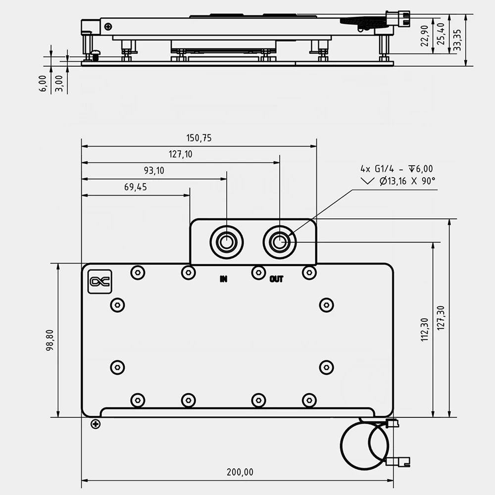 Alphacool Core Water Block Serve For ASRock AMD Radeon RX 9070 XT Steel Legend 16GB Graphics Card Cooler With Backplate