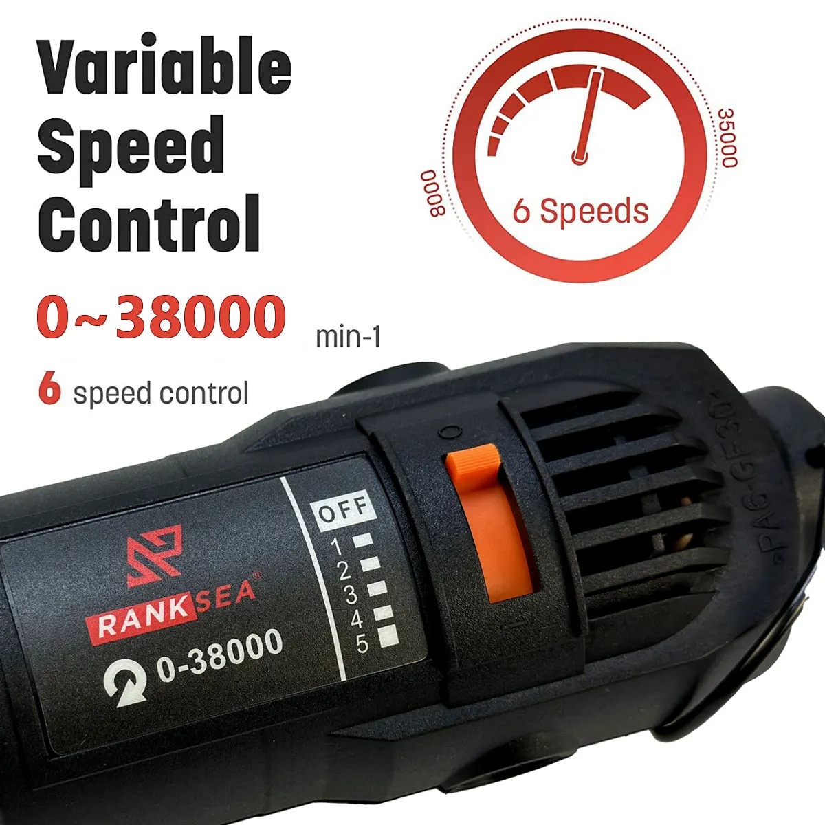 Imagem -03 - Kit de Ferramentas Rotativas com Mandril Multifuncional Ajustes de Velocidade Equipado com Eixo Flexível 25 Pcs 28 Pcs 43 Acessórios 800030000rpm