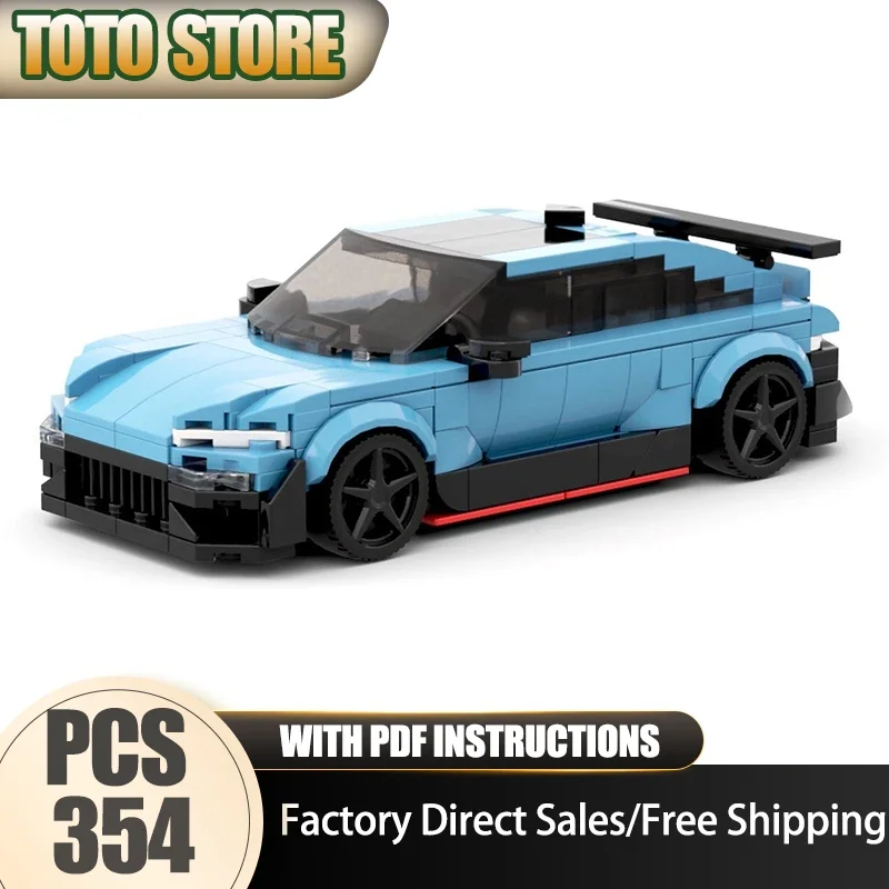Champion Speed Cars Model Moc Building Bricks Sports car 6N Model  Technology Modular Block Toys DIY Assembly Christmas Gifts
