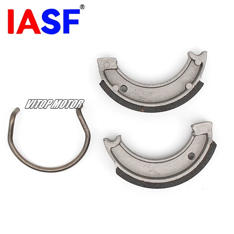 For Yamaha PW50 PW 50 QT50 MJ50 Y-Zinger Honda Mini Dirt Bike Front Rear Brake Shoe Pads Set 3PT-W253A-10-00 view 2