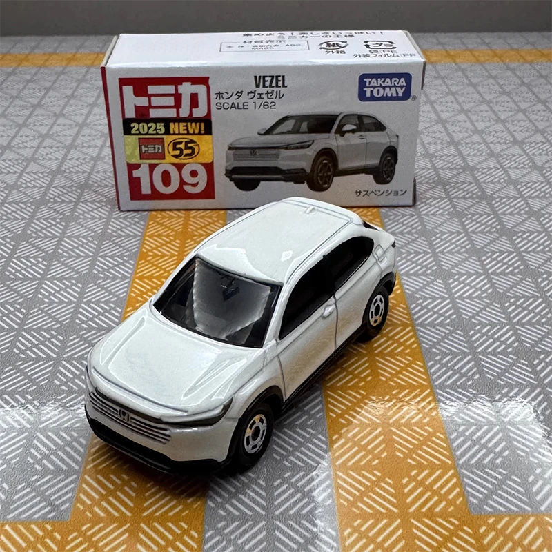 

Литой под давлением оригинальный масштаб 1:62, VEZEL, имитация сплава, модель автомобиля, статический дисплей, коллекционная игрушка, подарок, сувенирное украшение
