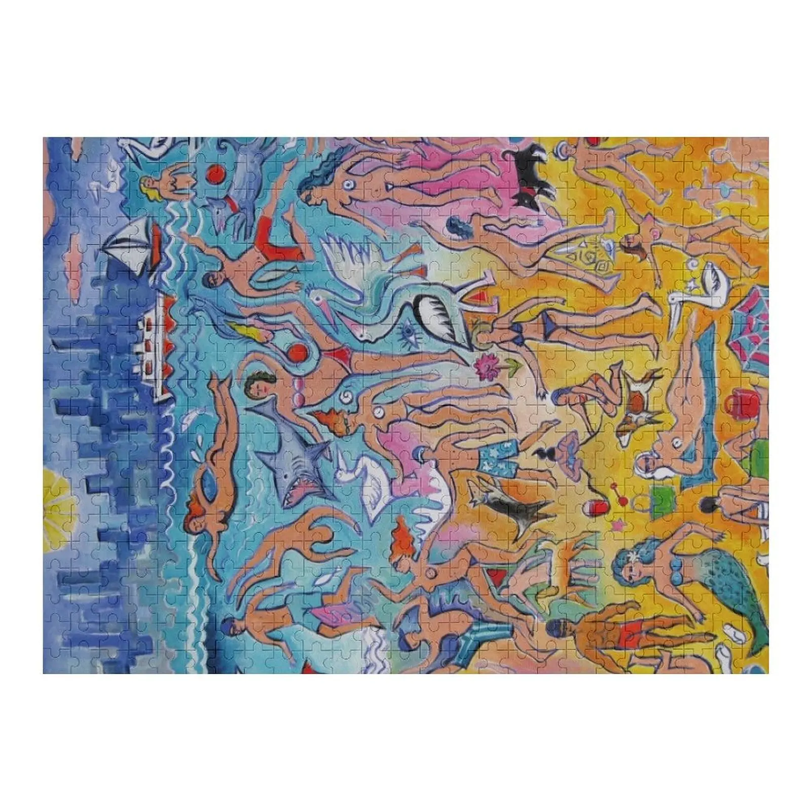 

Beach fun Jigsaw Puzzle Custom Gifts Anime Personalized Gift Married Personalised Puzzle