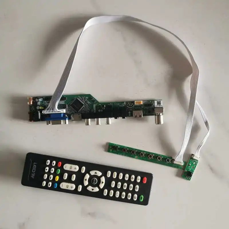 

Плата драйвера контроллера подходит для CLAA150PB01 CLAA150PB03 DIY Kit ЖК-дисплей 1CCFL 30-контактный LVDS 1400*1050 ТВ аналоговый AV + HDMI + VGA + IR + USB