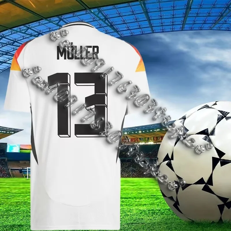 

MOTO25Style Germany Home Soccer Jersy Adult Kids T-Shirts Sports Casual Training Clothes Breathable Fast Dry Short Sleeve Shirts