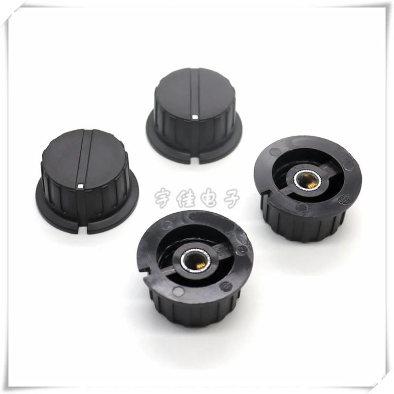1PCS Knob PN-8C Cap Potentiometer Knob Cap Bakelite Copper Core Knob Cap Instrument Equipment Cap Hole 6.4