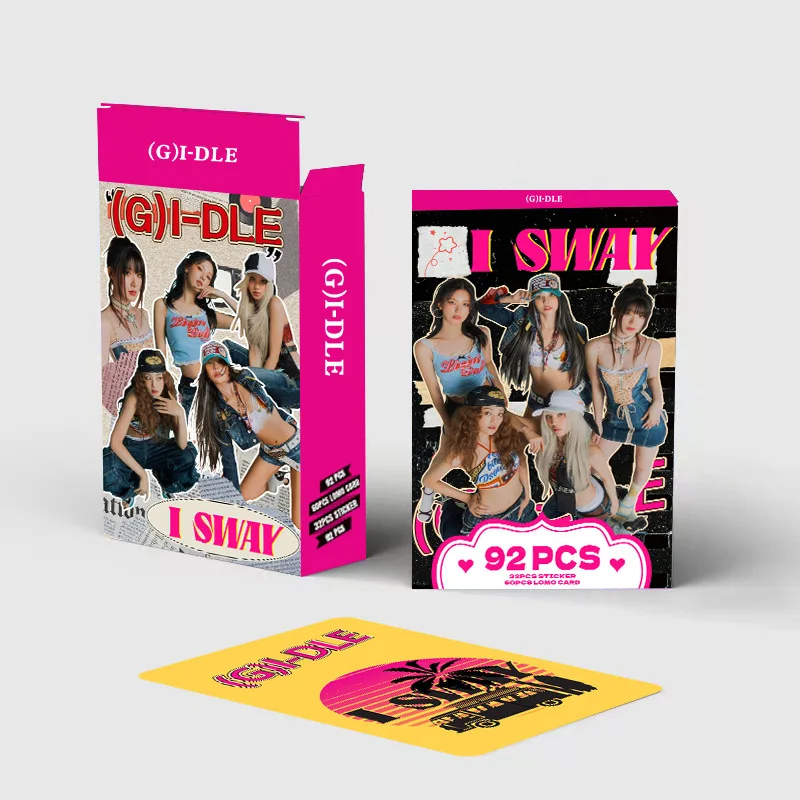 ชิ้น/เซ็ต92 kpop gidle อัลบั้ม I Sway LOMO การ์ดเพลง Yuqi Minnie shuwah ของขวัญภาพสวยๆ (G) โปสการ์ด I-DLE