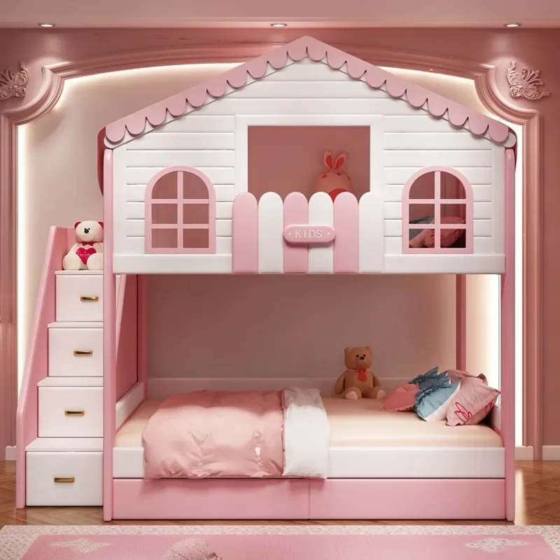 Children's bed, same wide, bunk , double bunk, girl, tree house, princess, high and low bed