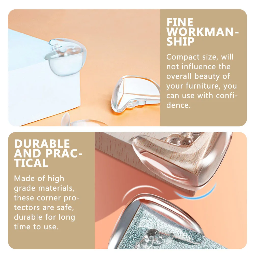 

10Pcs Durable Corner Guards Baby Proof Table Wall Fireplace Protectors Baby Proof Corners Table Corner Protector