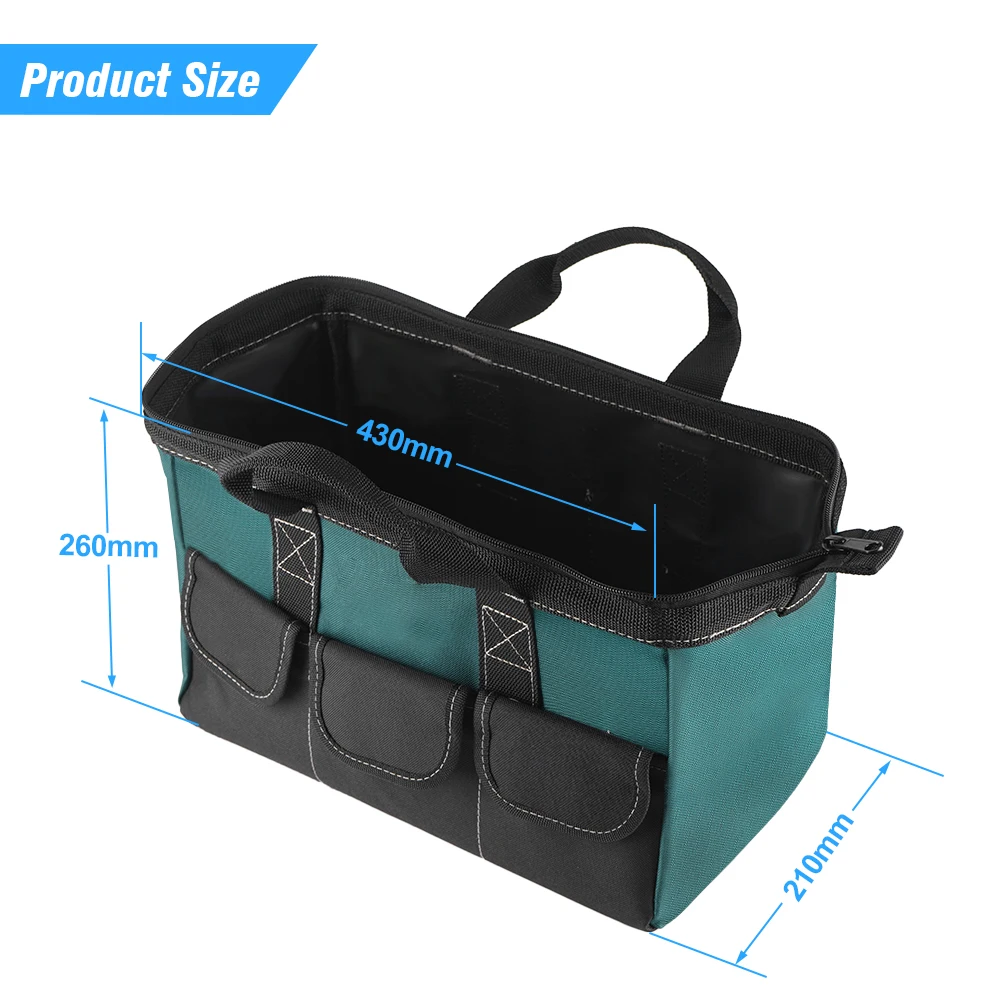 13Inch 17 Inch Multifunction Storage Bag Electrician Tool Bag Waterproof Wear-resistant Portable Woodworking Maintenance Tool