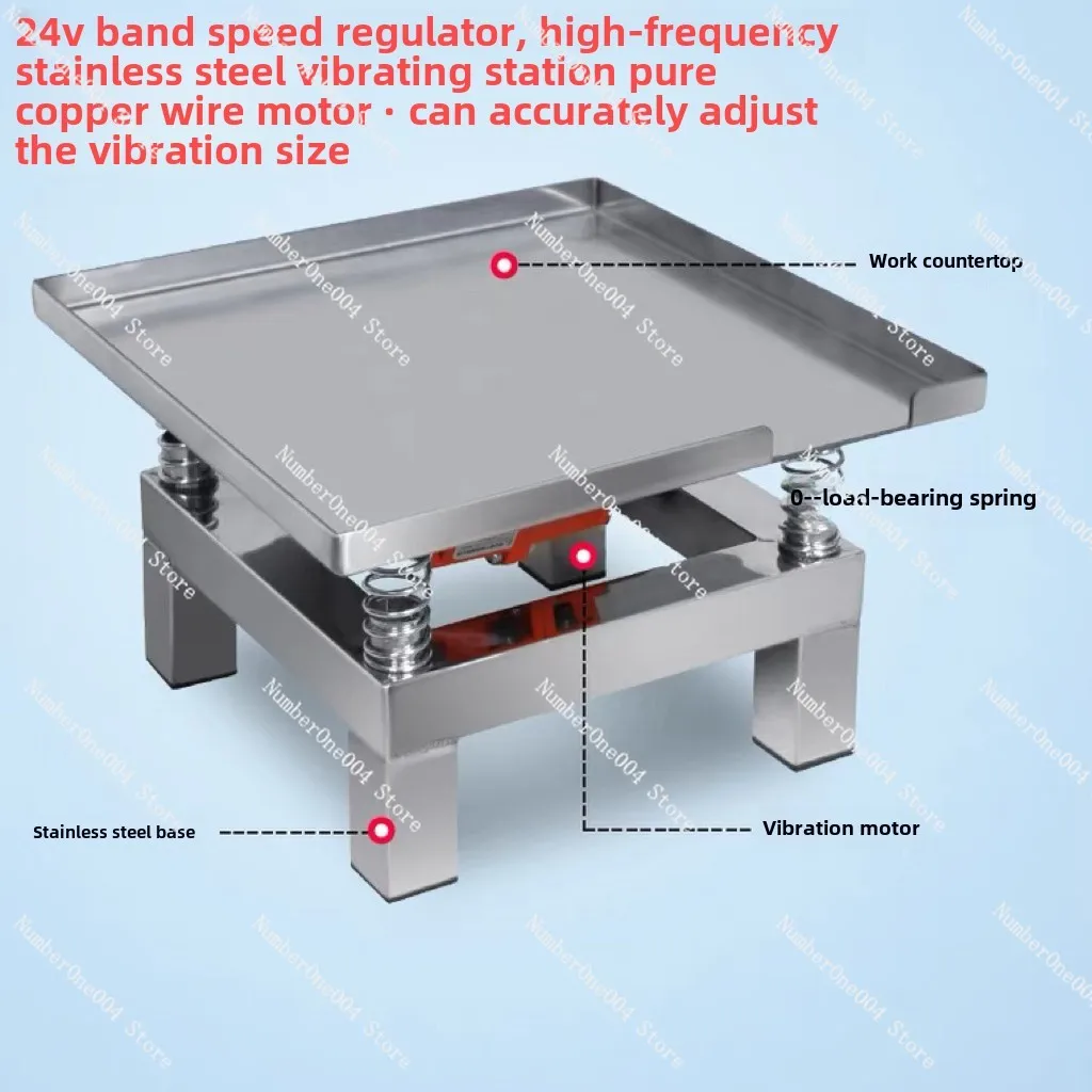 Stainless Steel Shaking Table Earthquake Simulation Table Gypsum Chocolate Sauce Bubble Removal Shaking Table