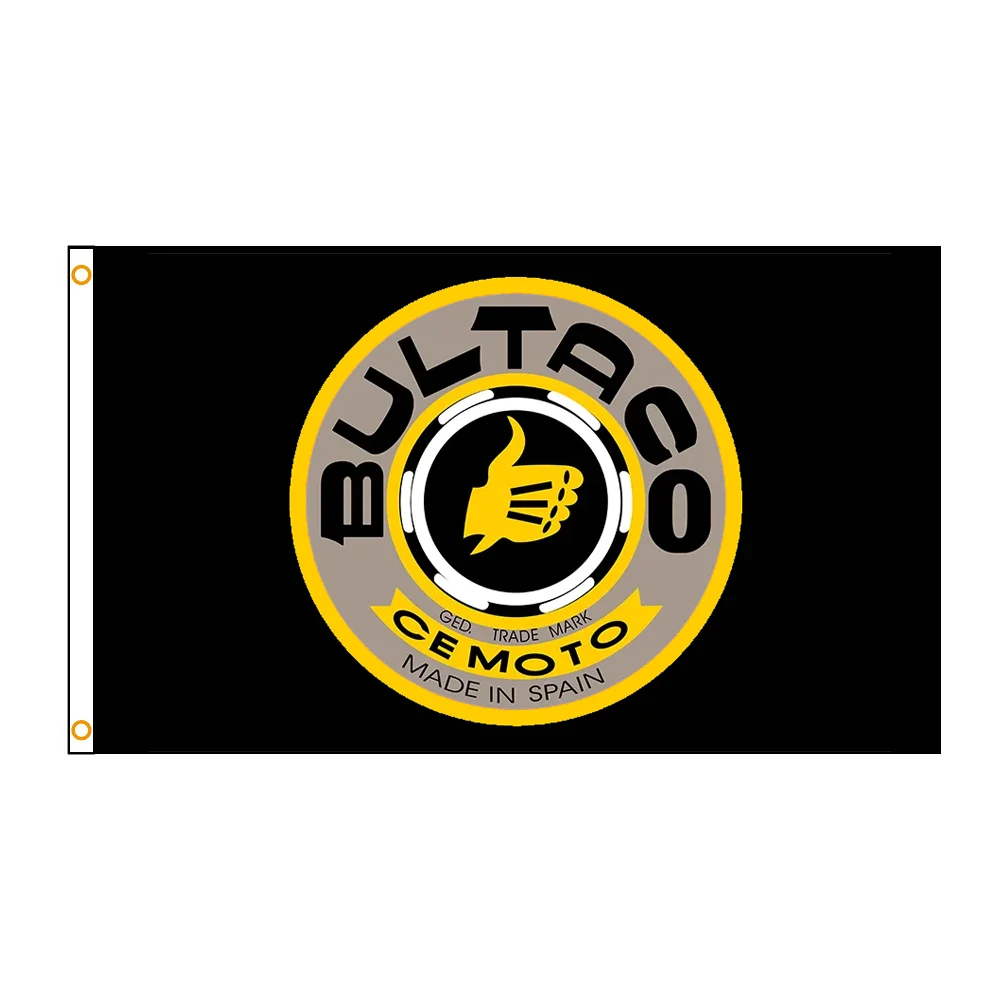 3x5FT Bultacos Alpina Motorcycles Flag applicable to Garage or Outdoor For Decoration