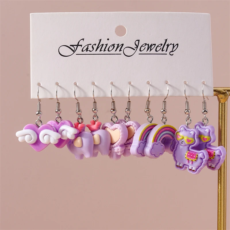 5 Paar/Set Modische, farbenfrohe Ohrringe in Form von Seesternen für Damen und Mädchen, geeignet für Partys, Feiertage, als Schmuck oder Geschenk. – Detail 20