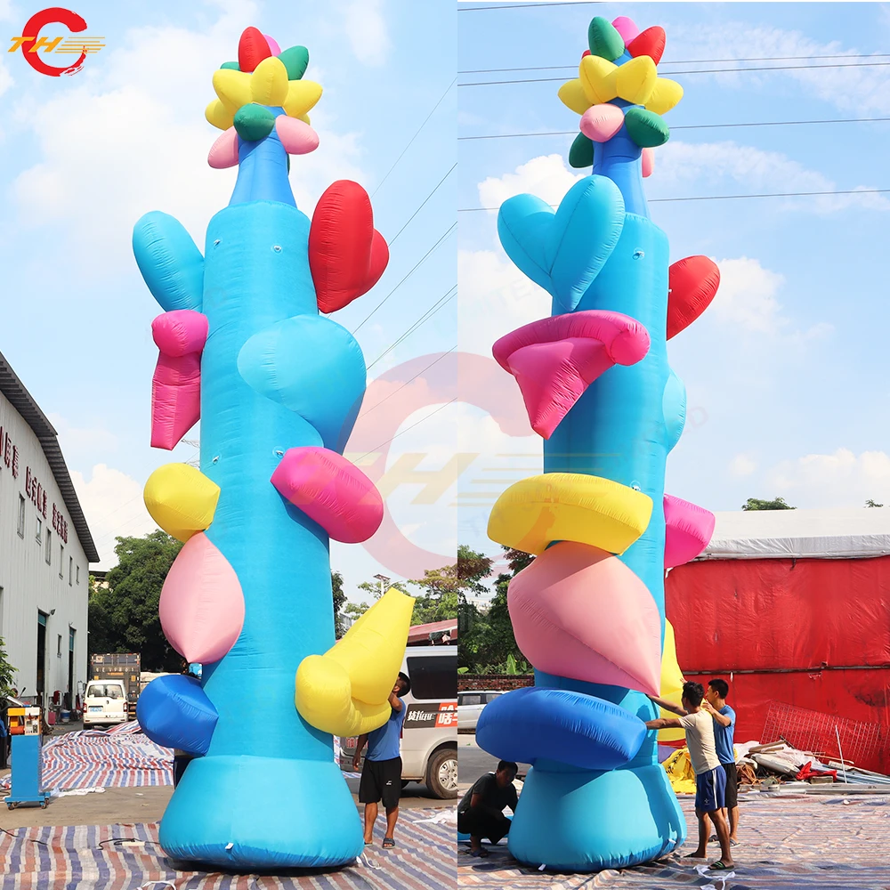 Fast Shipping Led โฆษณา Inflatable คอลัมน์ 3D Inflatable เสาสําหรับงานแต่งงานตกแต่งเวที