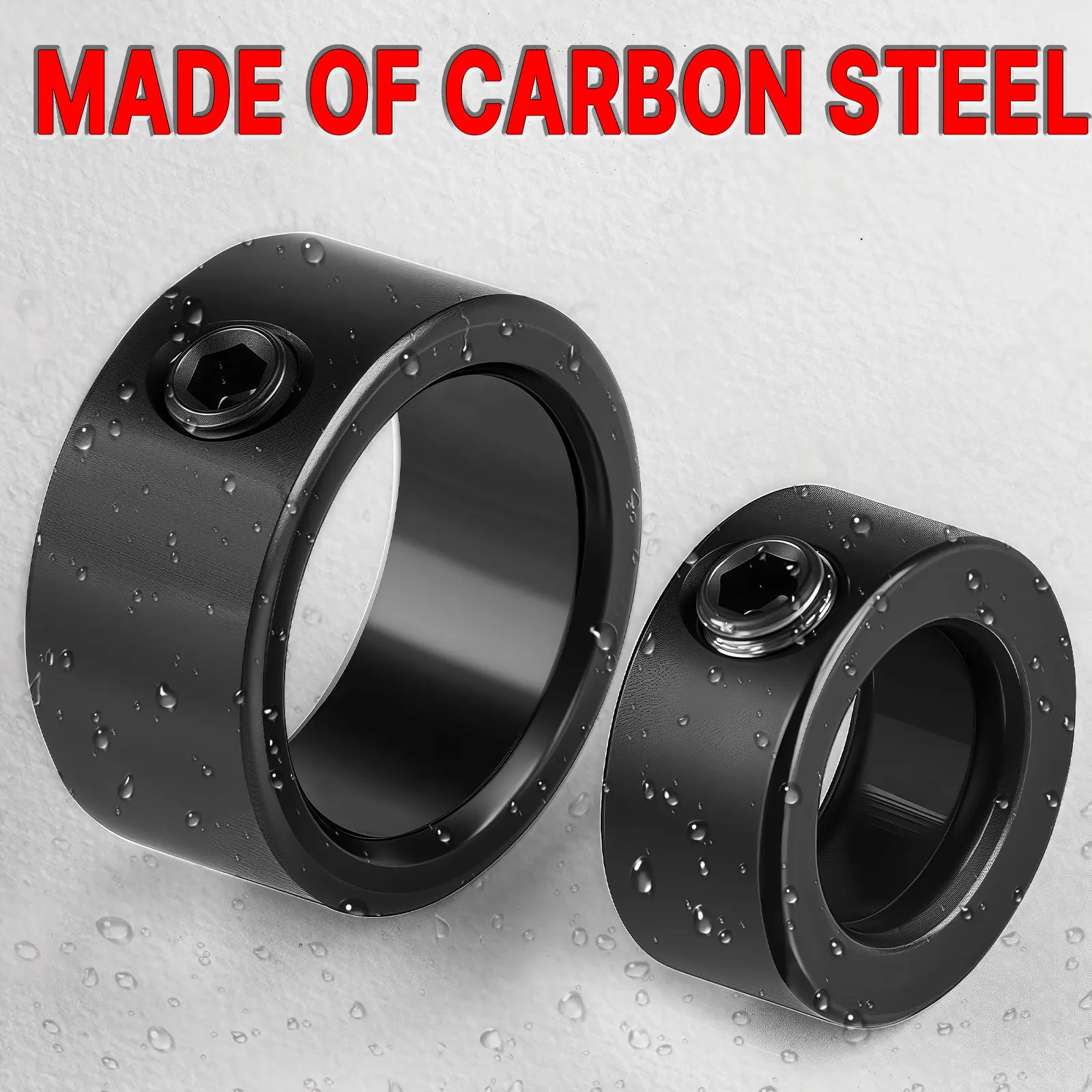 Anel de parada de profundidade de broca, anel de posicionamento de broca helicoidal, anel de parada de profundidade, braçadeira de configuração de profundidade, perfuração de madeira, abertura de furo, broca de três pontos para carpintaria 3-12