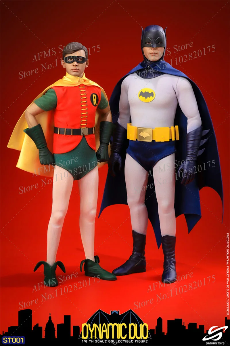 Saturn Toys ST001 1/6 Scale Collectible Figure Batman Robin DC comic hero Dynamic Duo Full Set 12