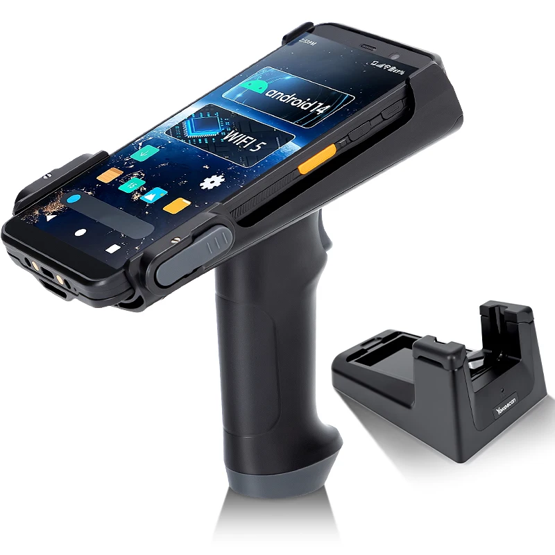 

PlayStore NFC PDA 8core 6inches Touchscreen Android Handheld Portable Terminal 1D/2D DataCollection Machine With WIFI 4G Bluet