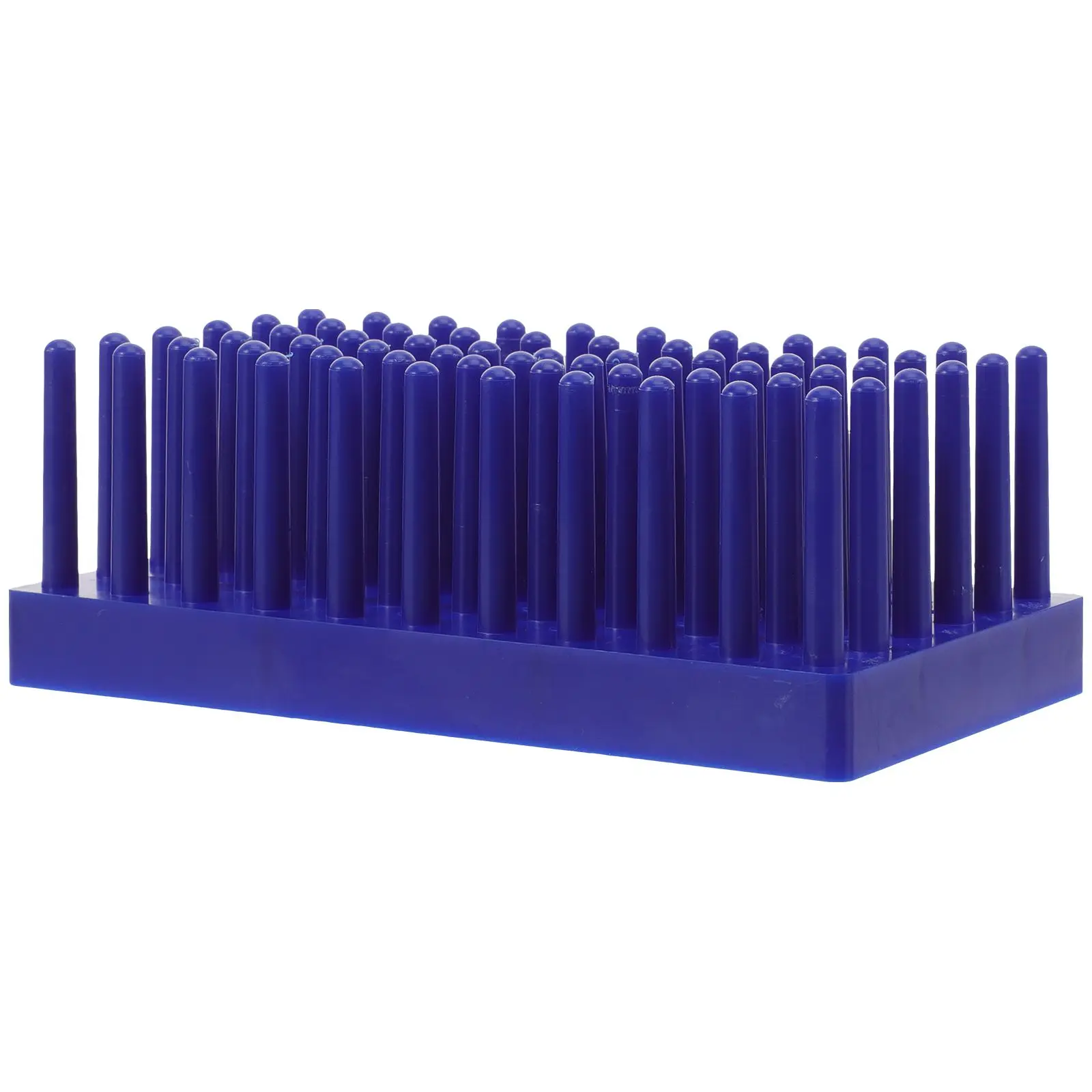 พลาสติกสีฟ้าด้านข้างน้ํามันDrying RackรอบHookหลอดทดสอบผู้ถือขาตั้งDrying Rack Peg Craftของเล่นRackสําหรับหลอดทดสอบ