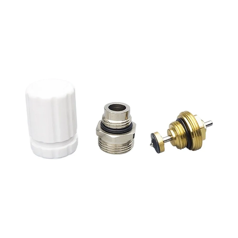 2pcs M30x1.5 Thermostatic Valve Core For Underfloor Heating Manifold Brass Insert, Heating System Repair Parts