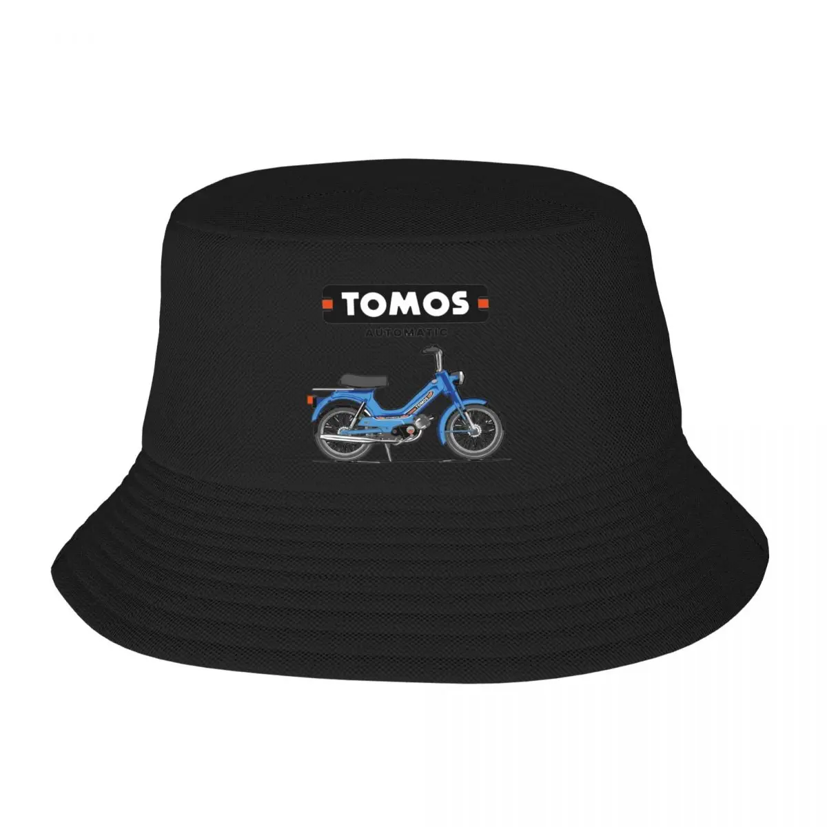 Tomos Moped Bucket Hat Summer Basin Cap Hip Hop Fishing Fisherman Hat Retro Pattern